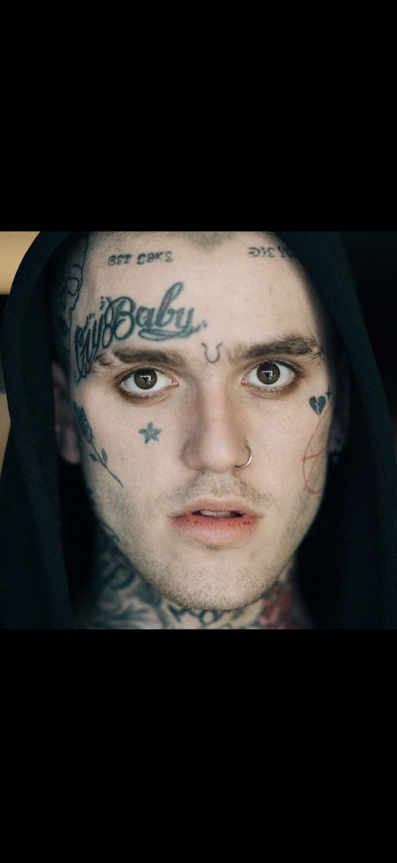 Portrait of Lil Peep.